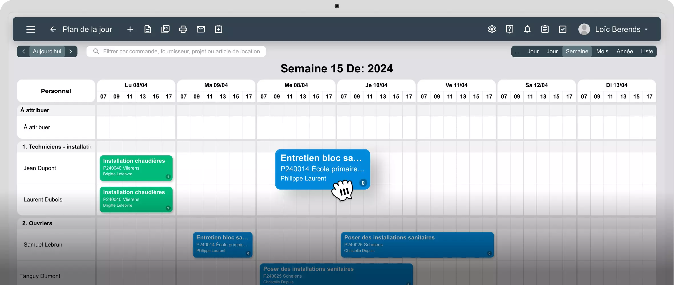 Planning - FR