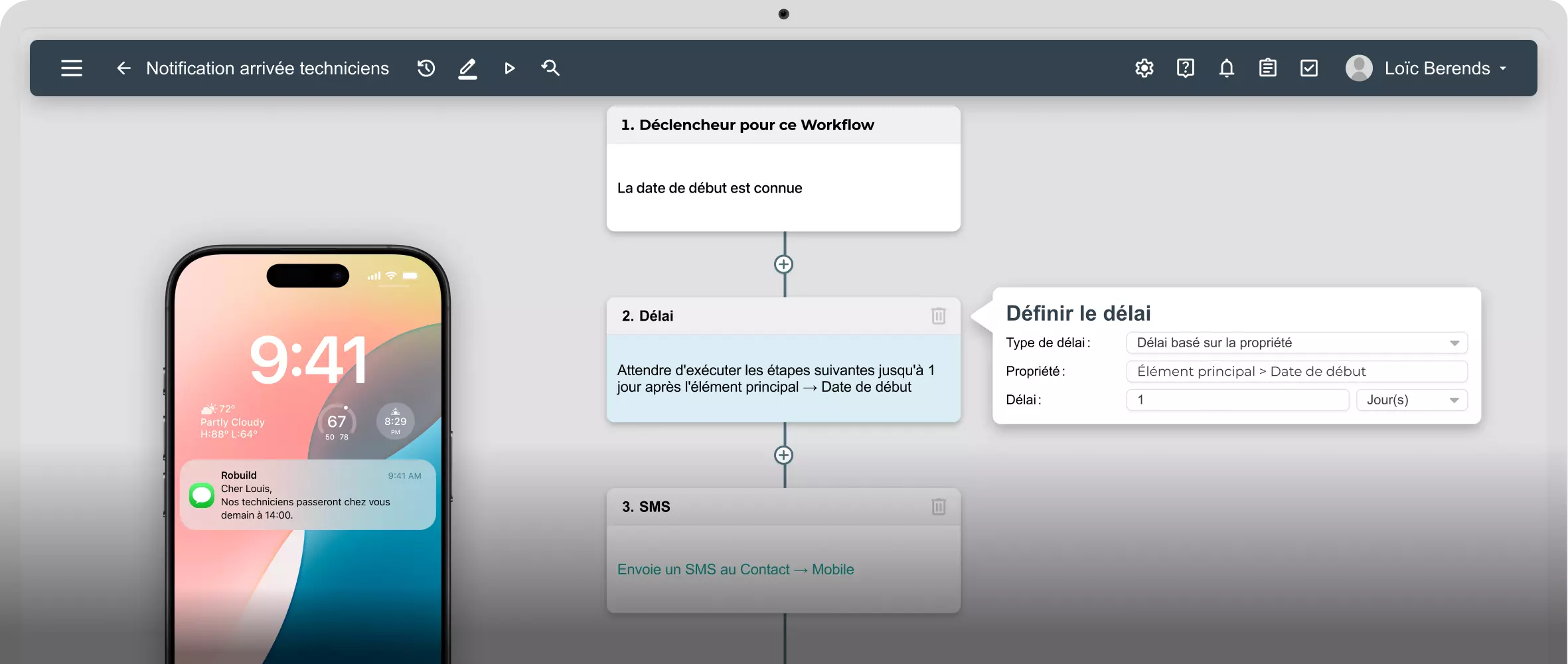 Automatisation pour Robaws