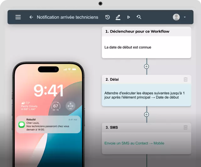 Automatisation pour Robaws