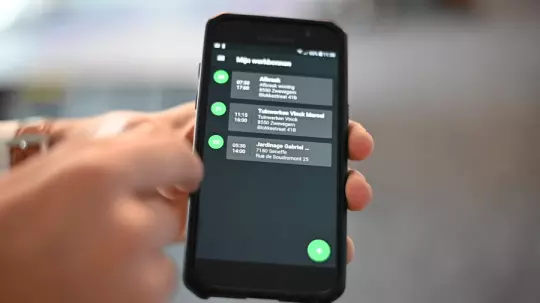 Overzichtscherm digitale werkbon